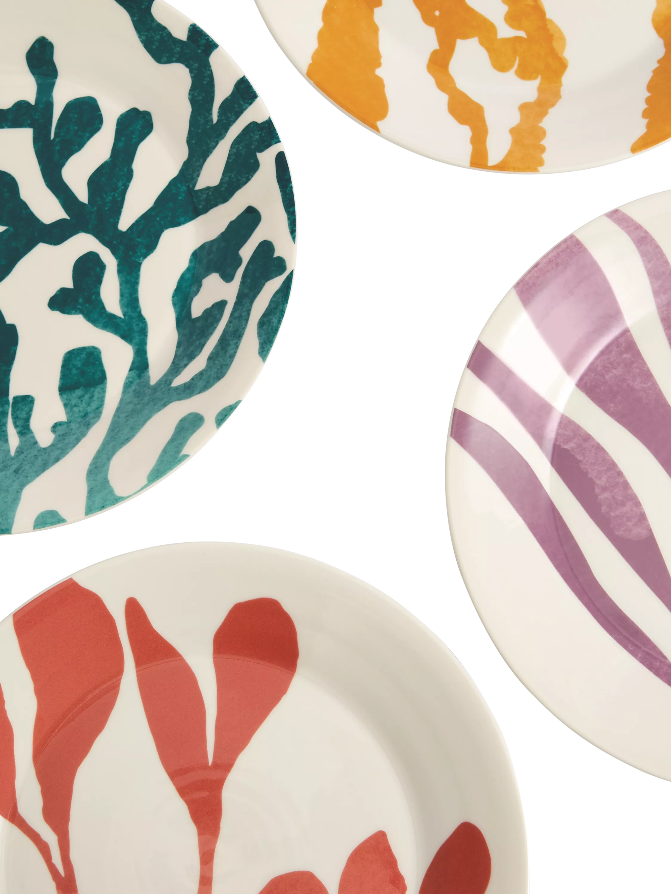 Royal Doulton dinner plate set assorted patterns 23.6cm, UK version