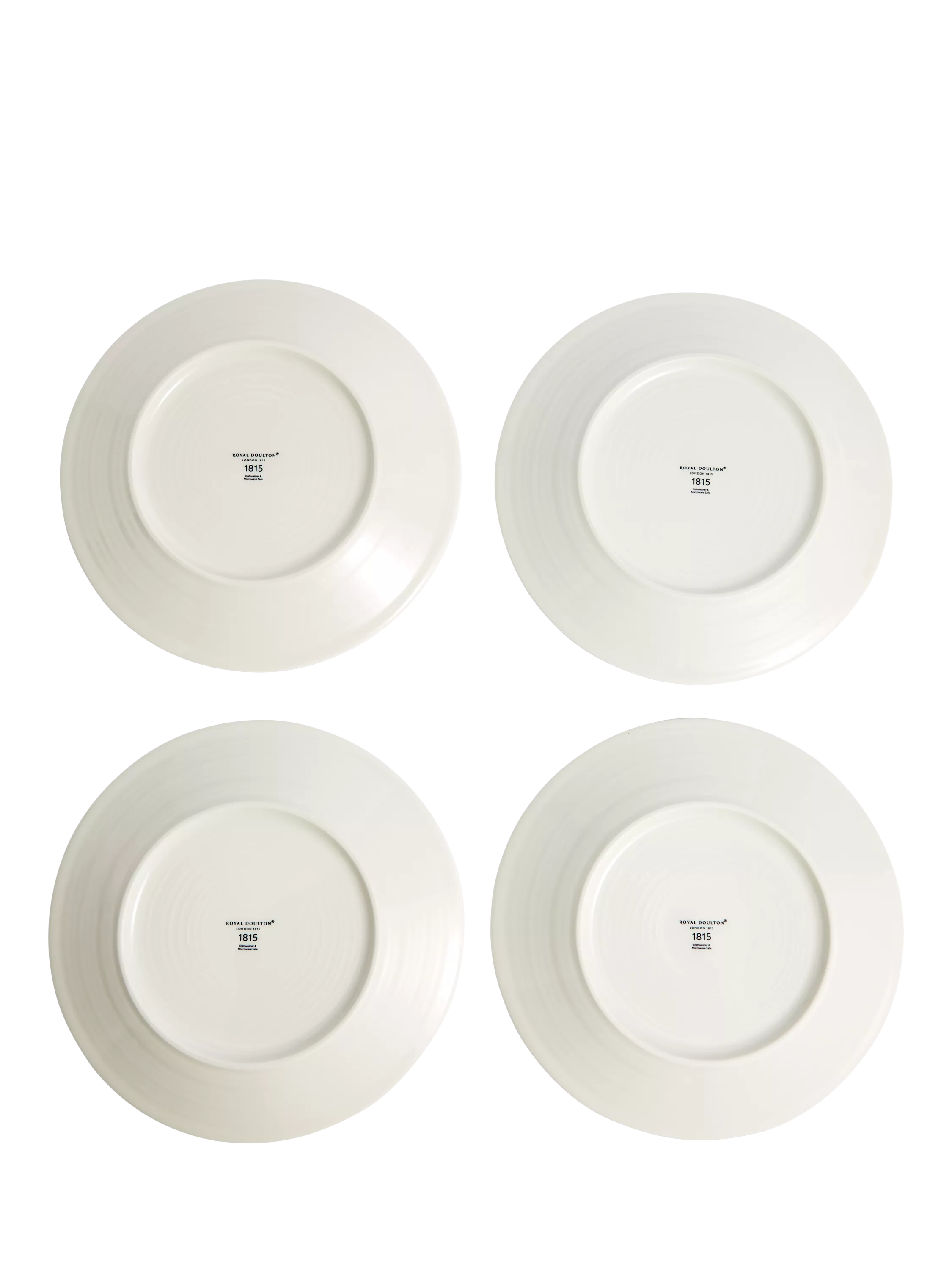 Royal Doulton dinner plate set assorted patterns 23.6cm, UK version