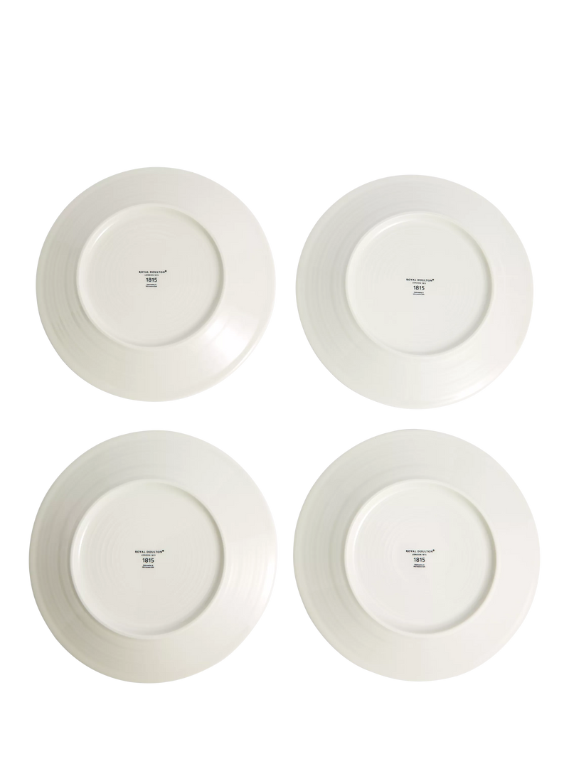 Royal Doulton dinner plate set assorted patterns 23.6cm, UK version