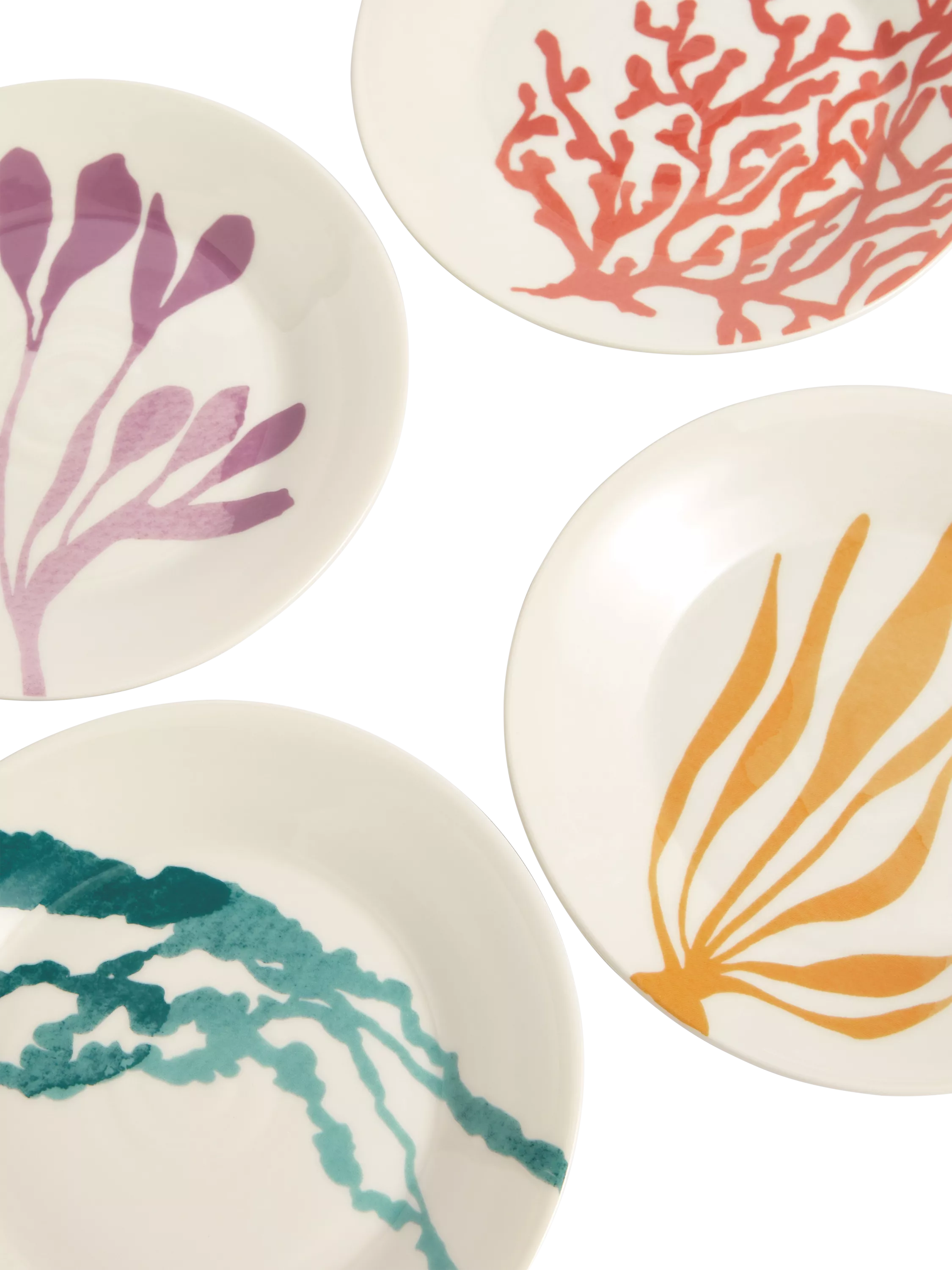 Royal Doulton porcelain side plates set of 4 assorted 15.9cm UK version