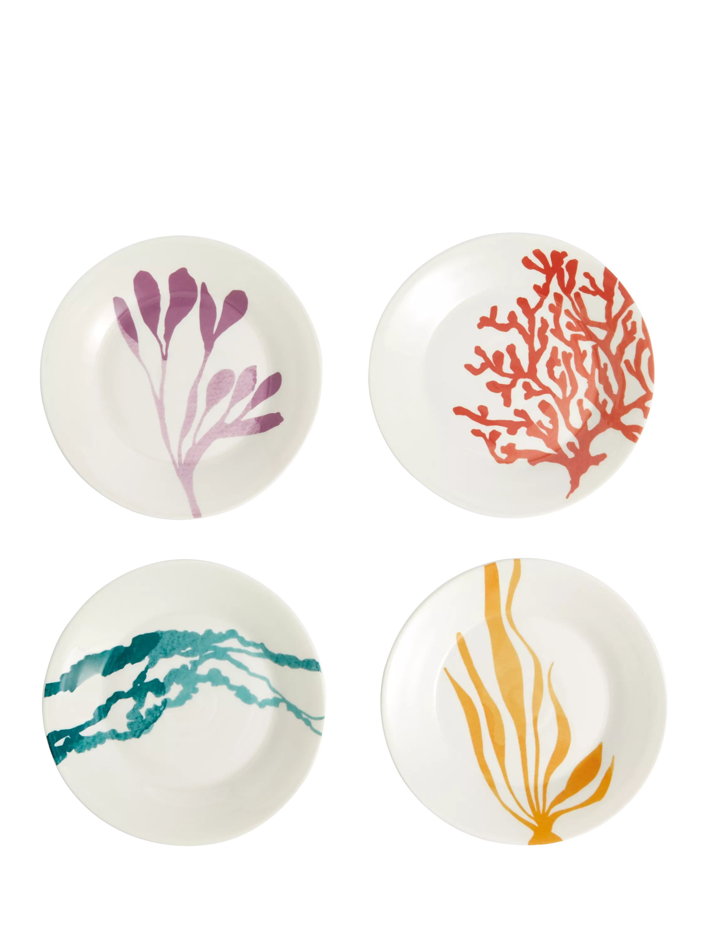 Royal Doulton porcelain side plates set of 4 assorted 15.9cm UK version