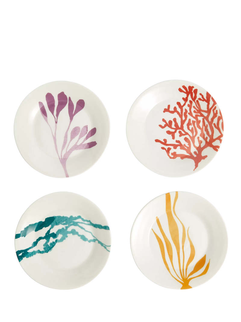 Royal Doulton porcelain side plates set of 4 assorted 15.9cm UK version