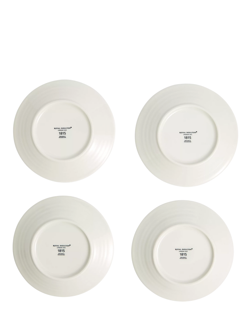 Royal Doulton porcelain side plates set of 4 assorted 15.9cm UK version