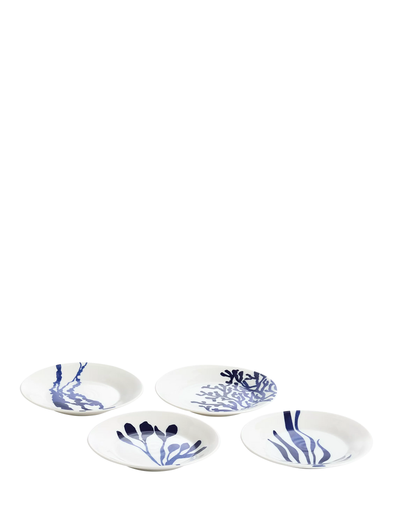 Royal Doulton side plate set blue 16cm, UK version