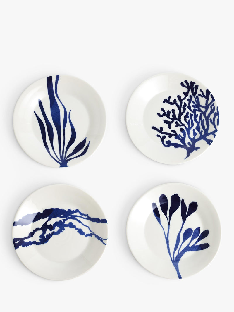 Royal Doulton side plate set blue 16cm, UK version
