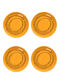 Serax stoneware side plates set of 4 yellow dots 18cm, imported from the UK
