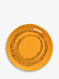 Serax stoneware side plates set of 4 yellow dots 18cm, imported from the UK