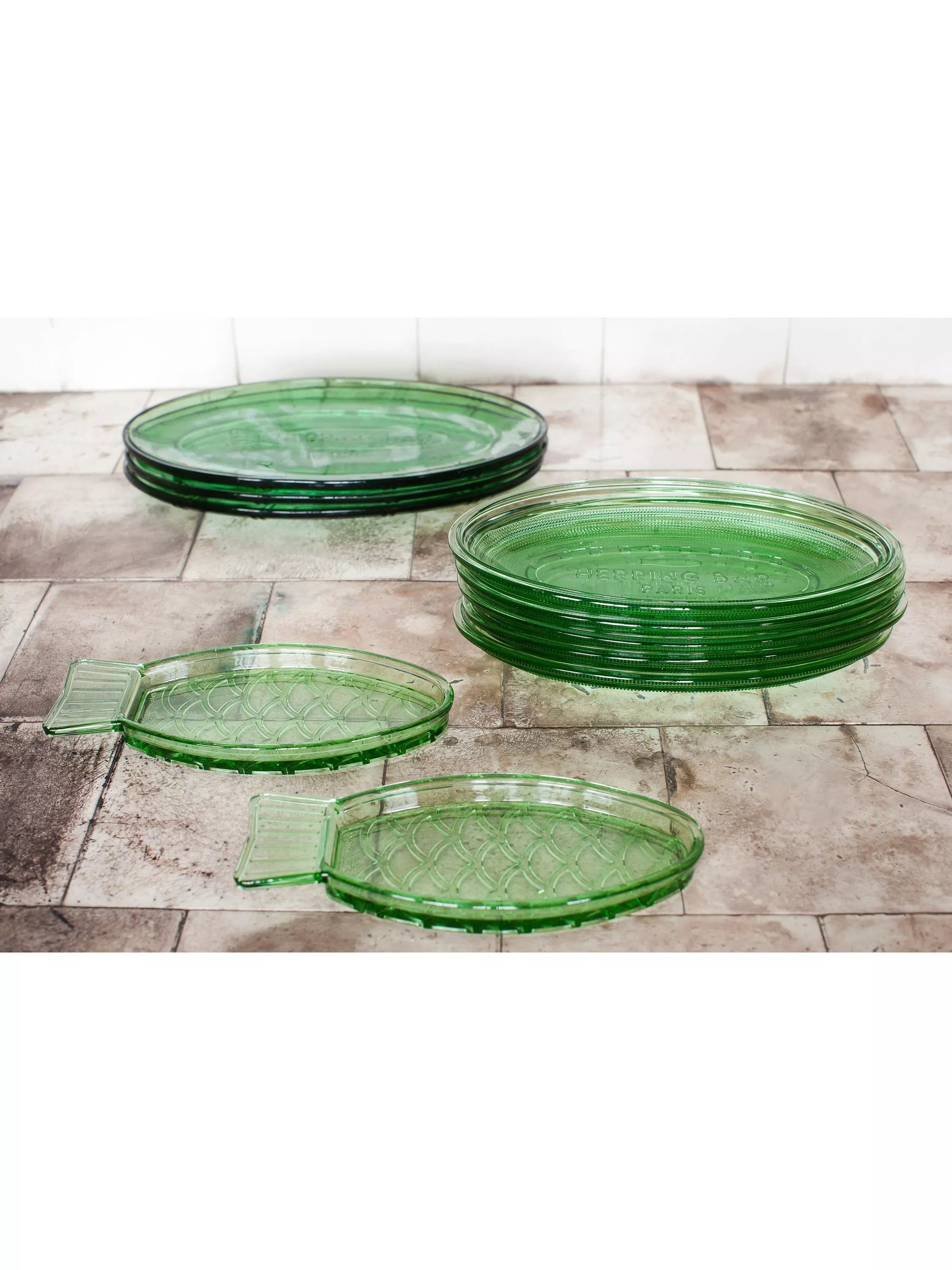 Serax glass serving dish set of 2 23cm, imported from the UK