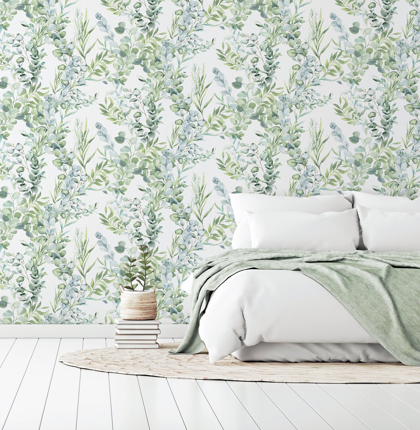 Arthouse Tranquil Green wallpaper roll 53cm x 1005m - British product