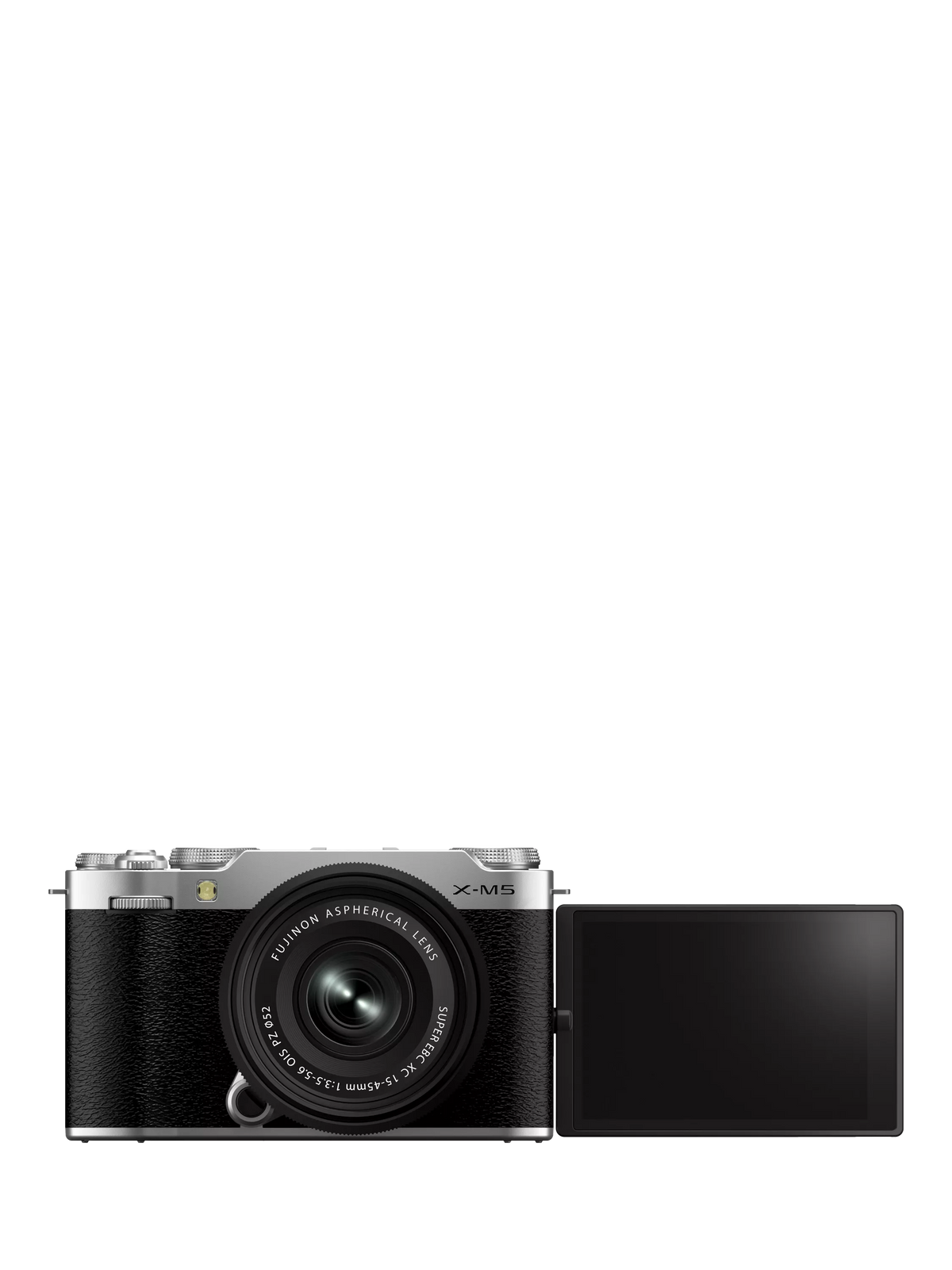 كاميرا Fujifilm X-M5 سوداء بدون مرآة مع عدسة 15-45 مم، مستوردة من المملكة المتحدة