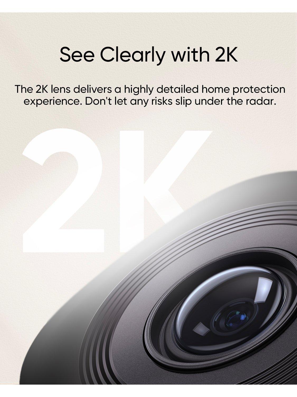 eufy C220 2K pan tilt indoor security camera - British product