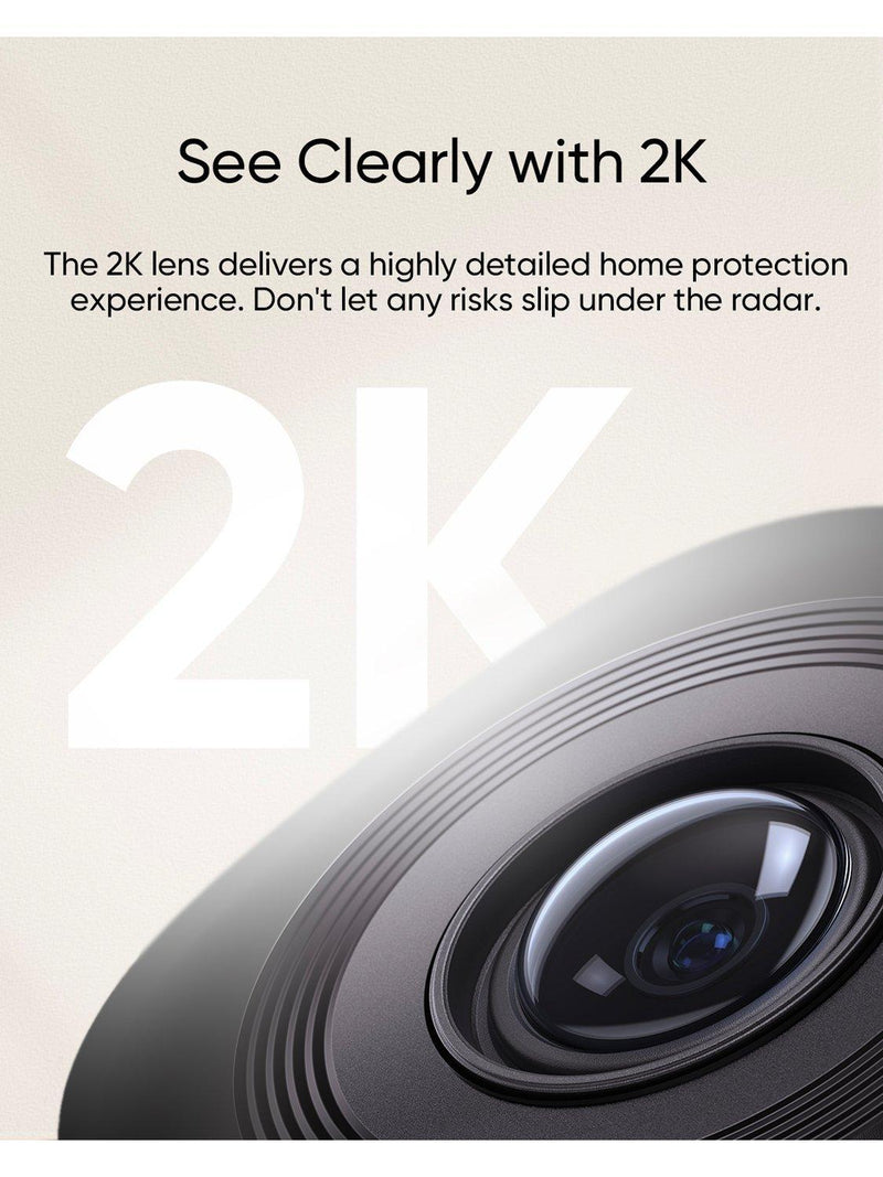 eufy C220 2K pan tilt indoor security camera - British product