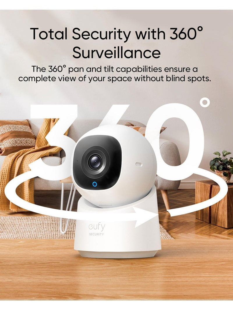 eufy C220 2K pan tilt indoor security camera - British product