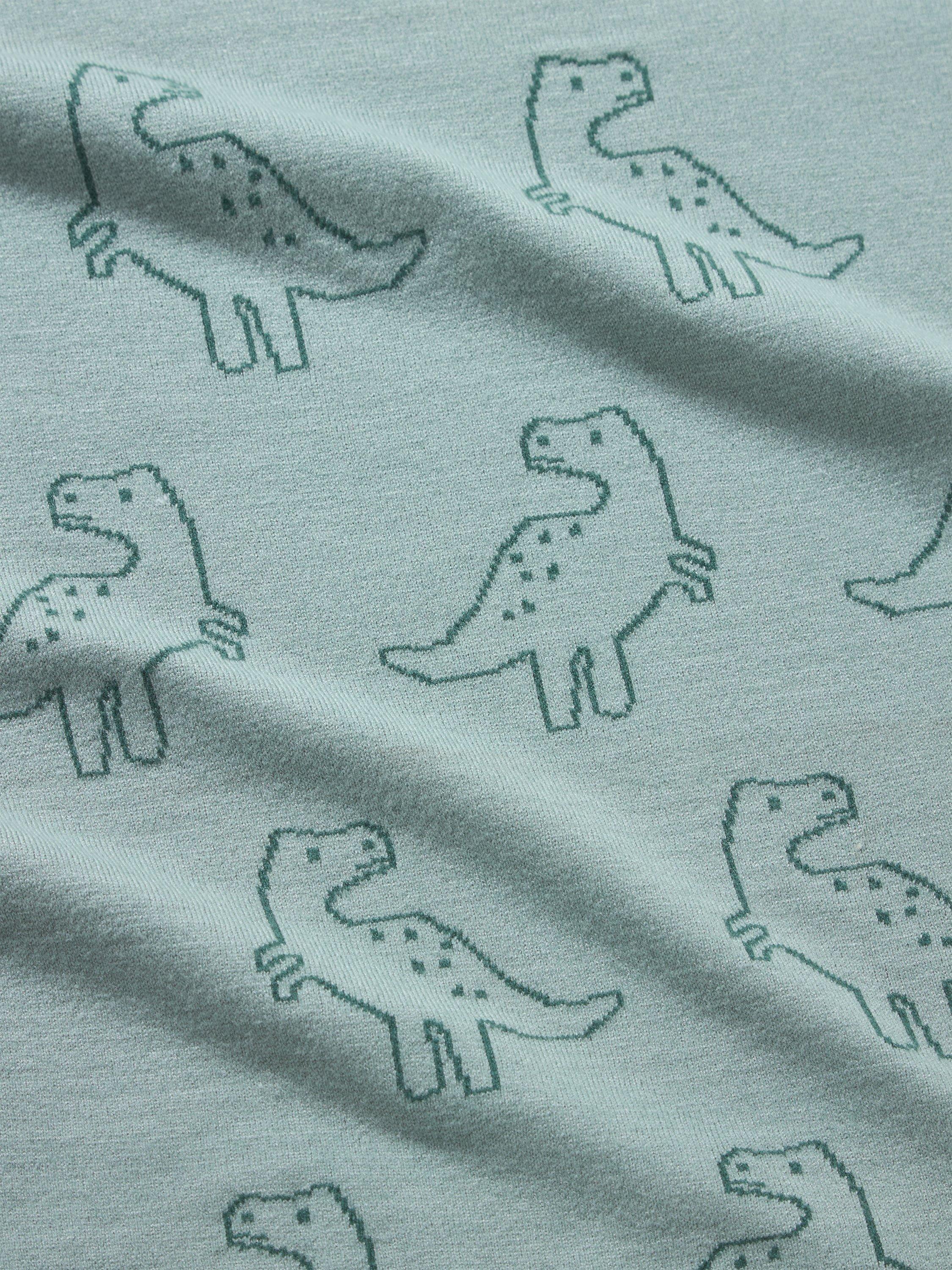 John Lewis dinosaur knit blanket 80x100cm (British brand)
