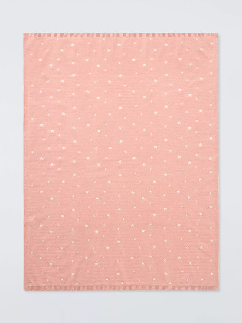 John Lewis baby blanket pink 80x100cm (British brand)
