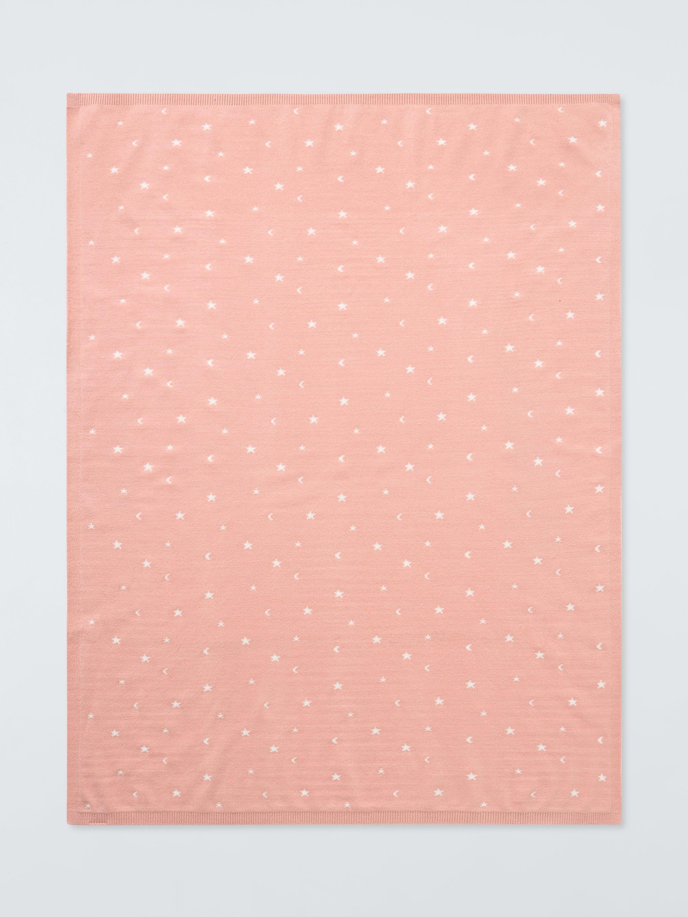 John Lewis baby blanket pink 80x100cm (British brand)