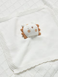 John Lewis lion knitted baby blanket set 100x75cm, UK version