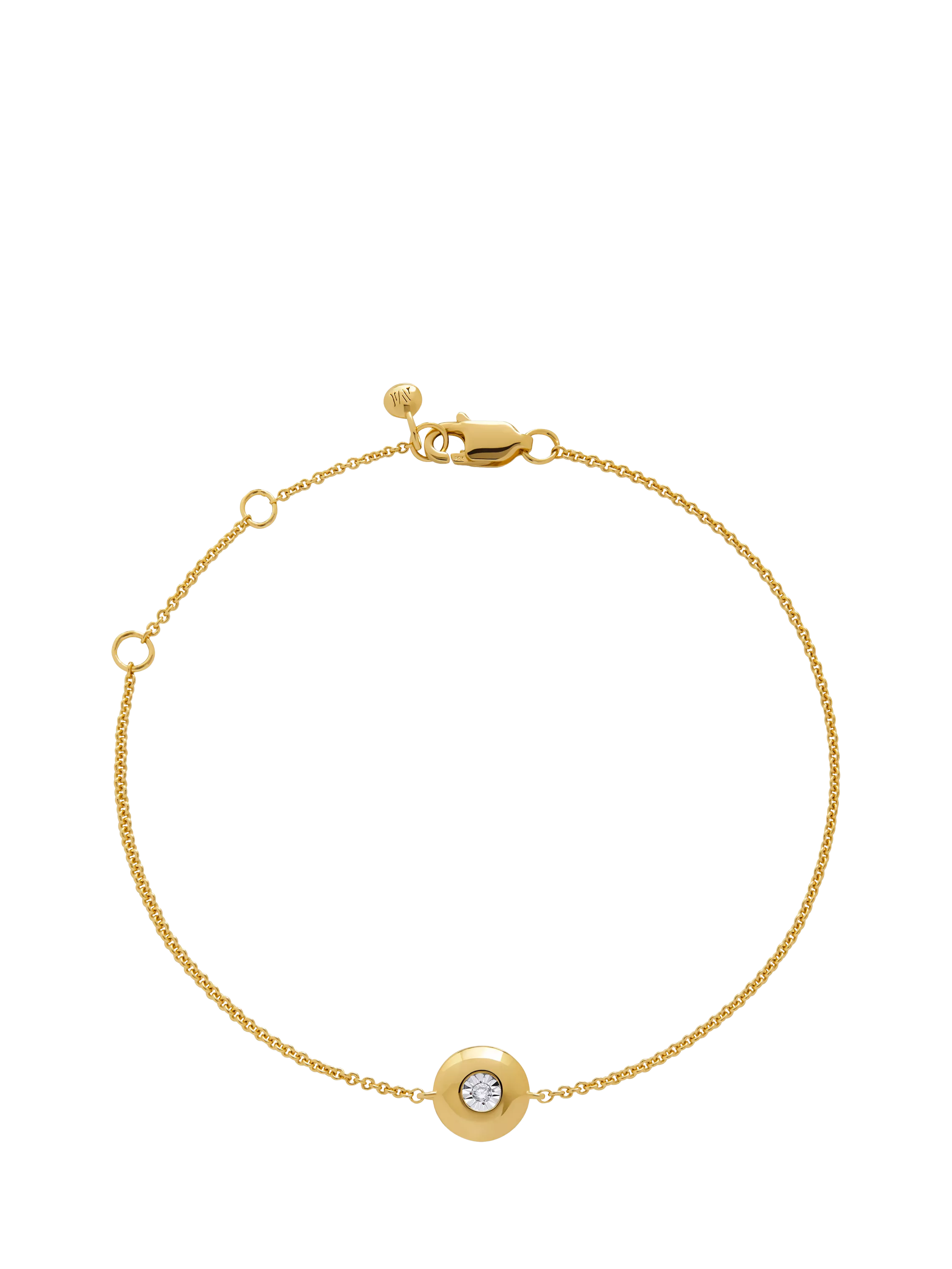 Monica Vinader Birthstone Gem Chain Bracelet