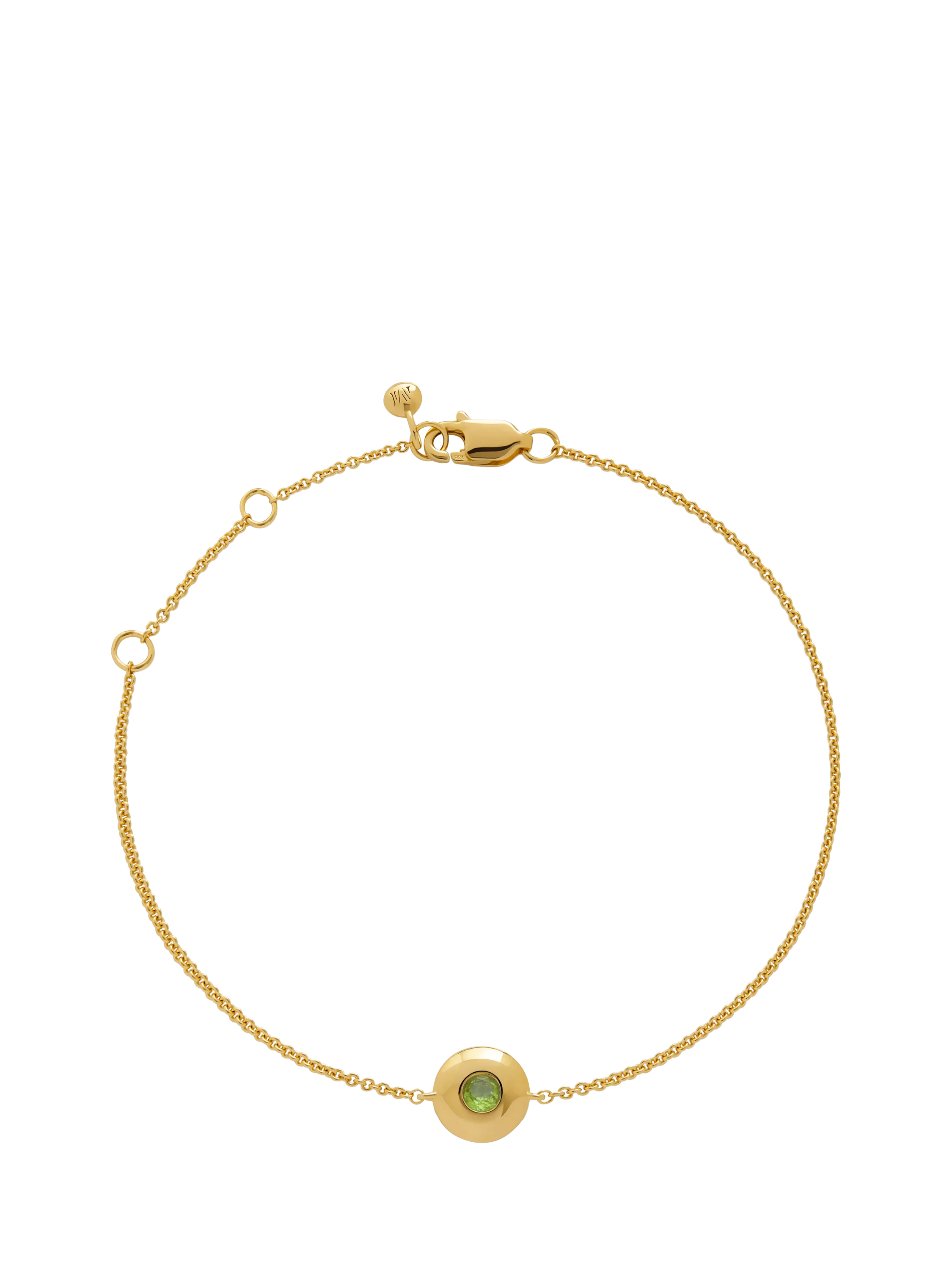 Monica Vinader Birthstone Gem Chain Bracelet