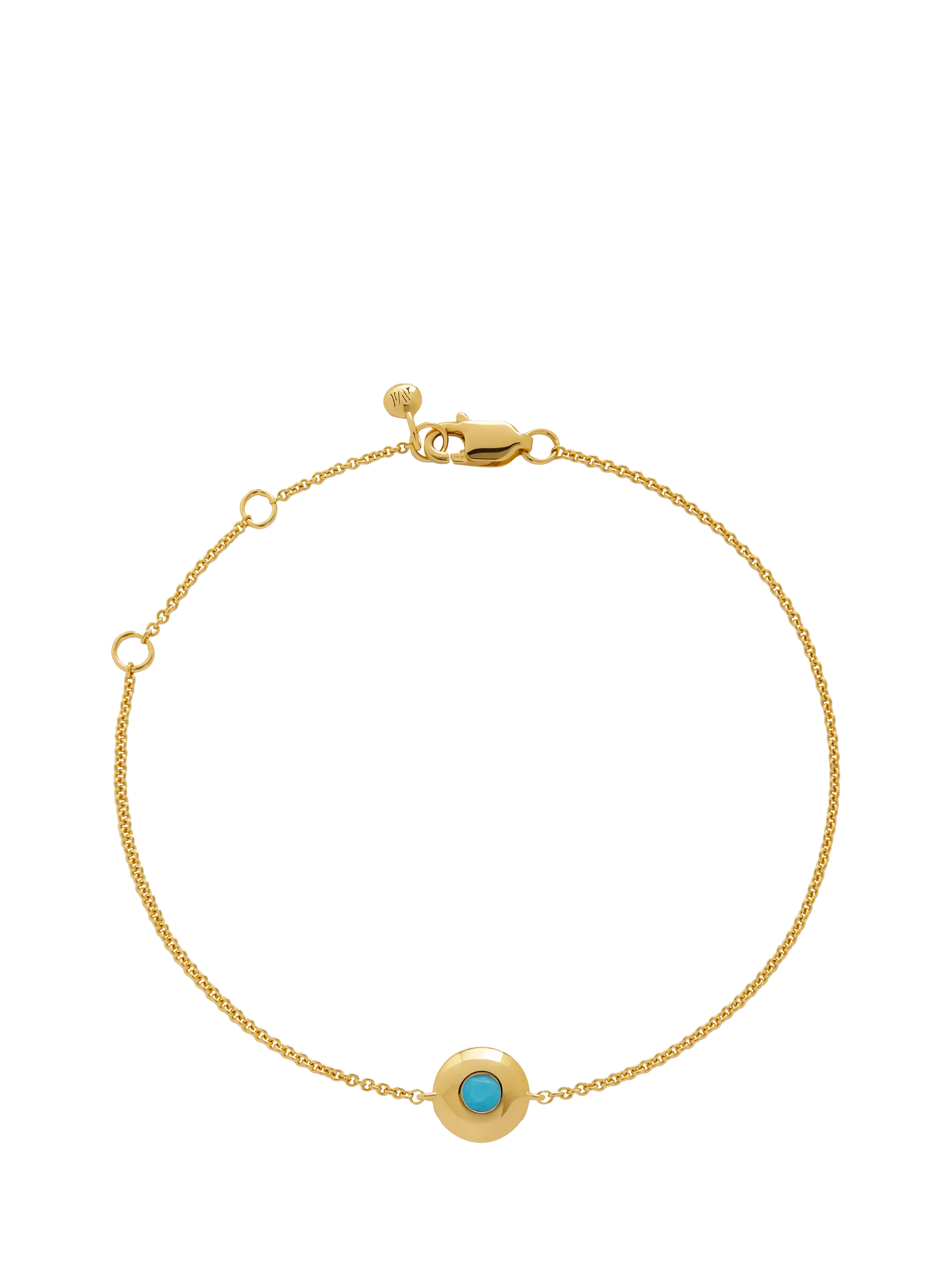 Monica Vinader Birthstone Gem Chain Bracelet