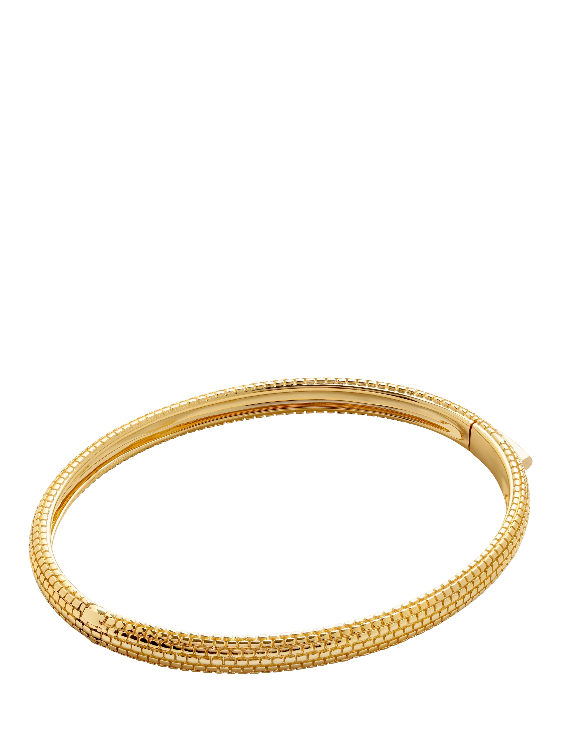Monica Vinader Heirloom bangle in 18k gold vermeil (British brand)