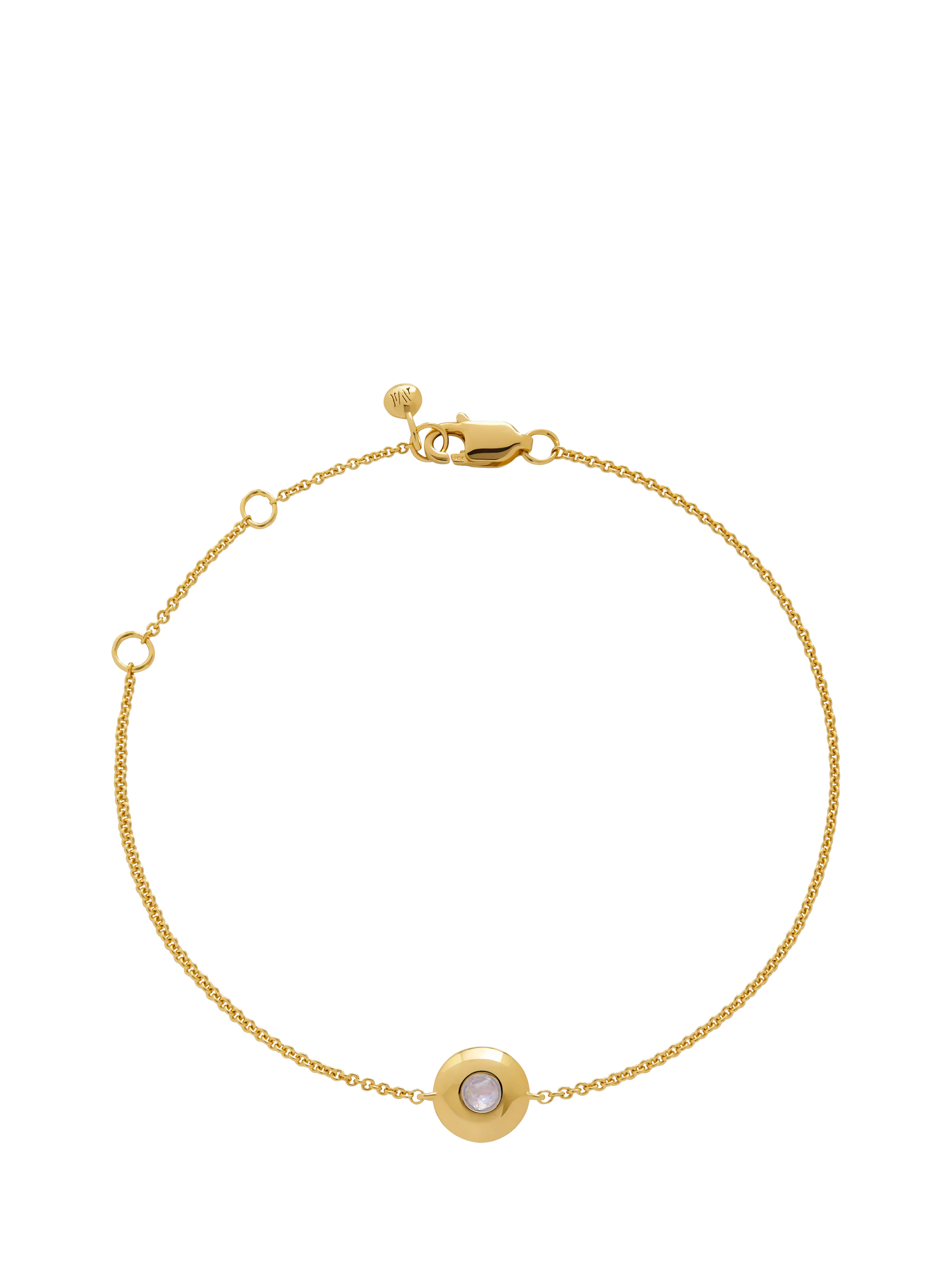 Monica Vinader Birthstone Gem Chain Bracelet