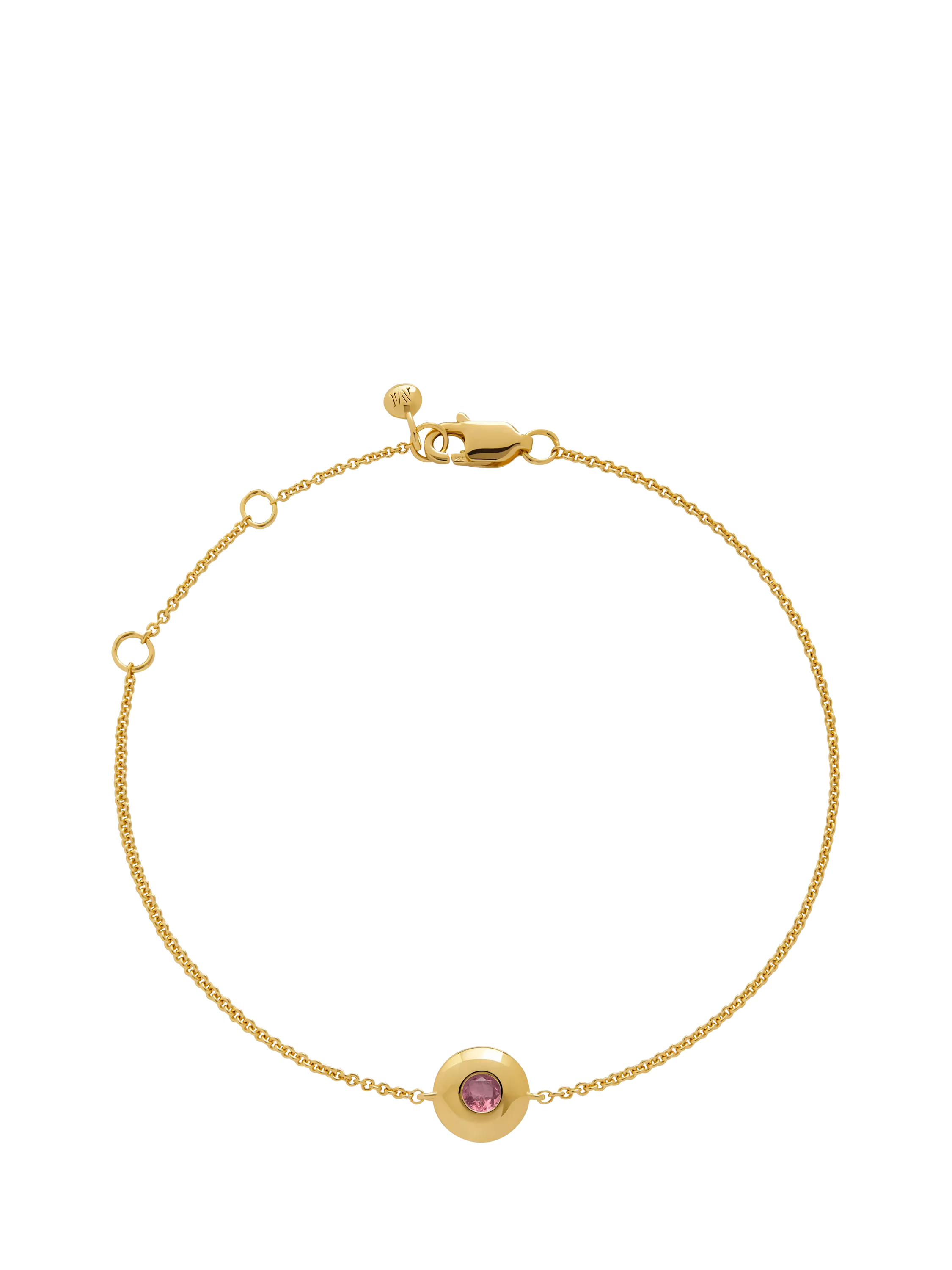 Monica Vinader Birthstone Gem Chain Bracelet