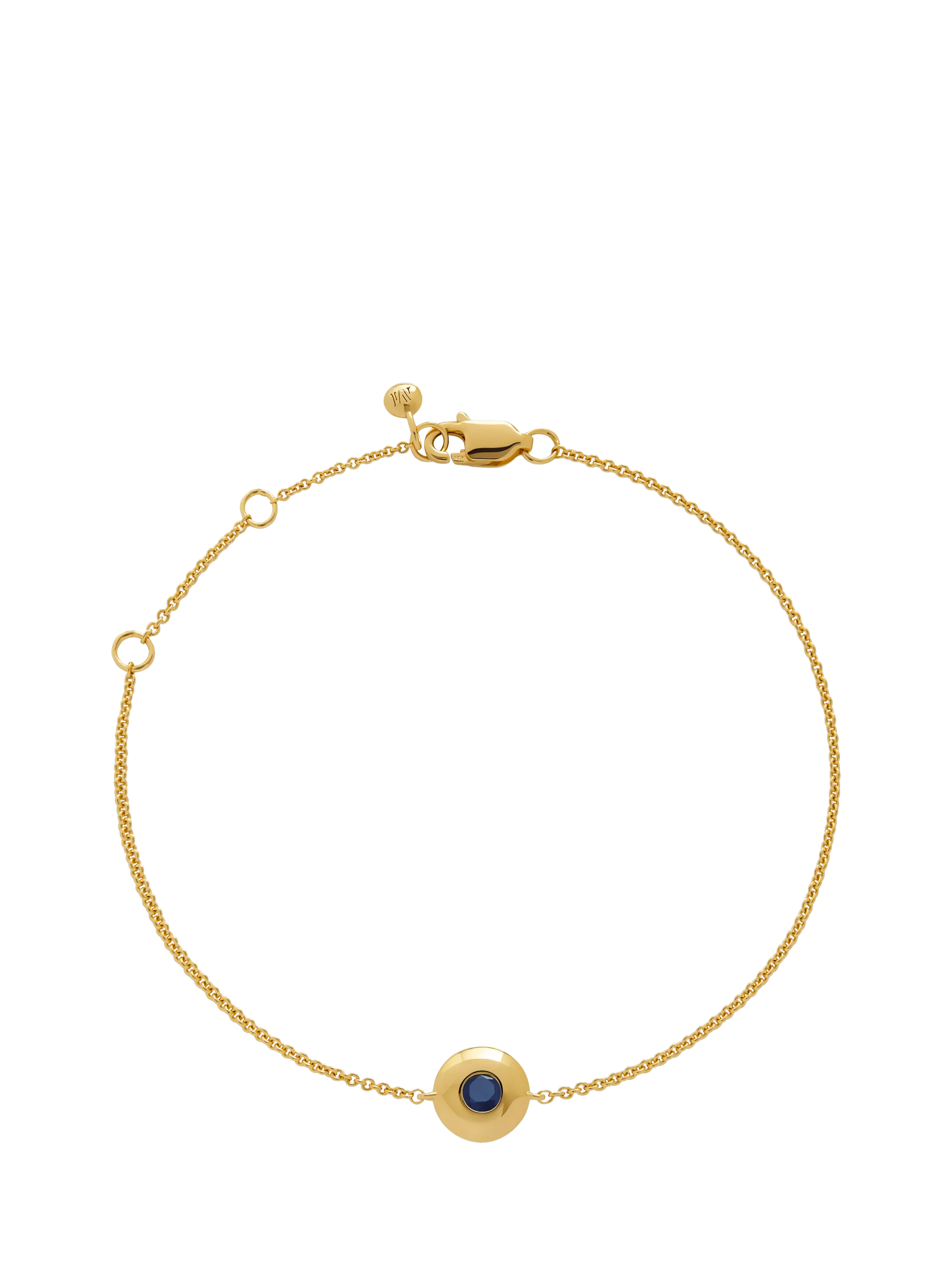 Monica Vinader Birthstone Gem Chain Bracelet