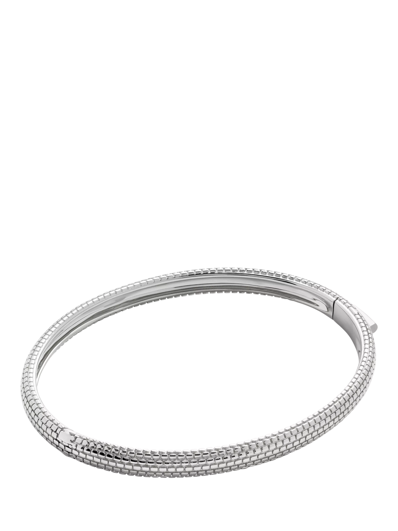Monica Vinader Heirloom Bangle, Silver, S