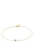 Monica Vinader lab-grown diamond chain bracelet 14ct gold (British brand)