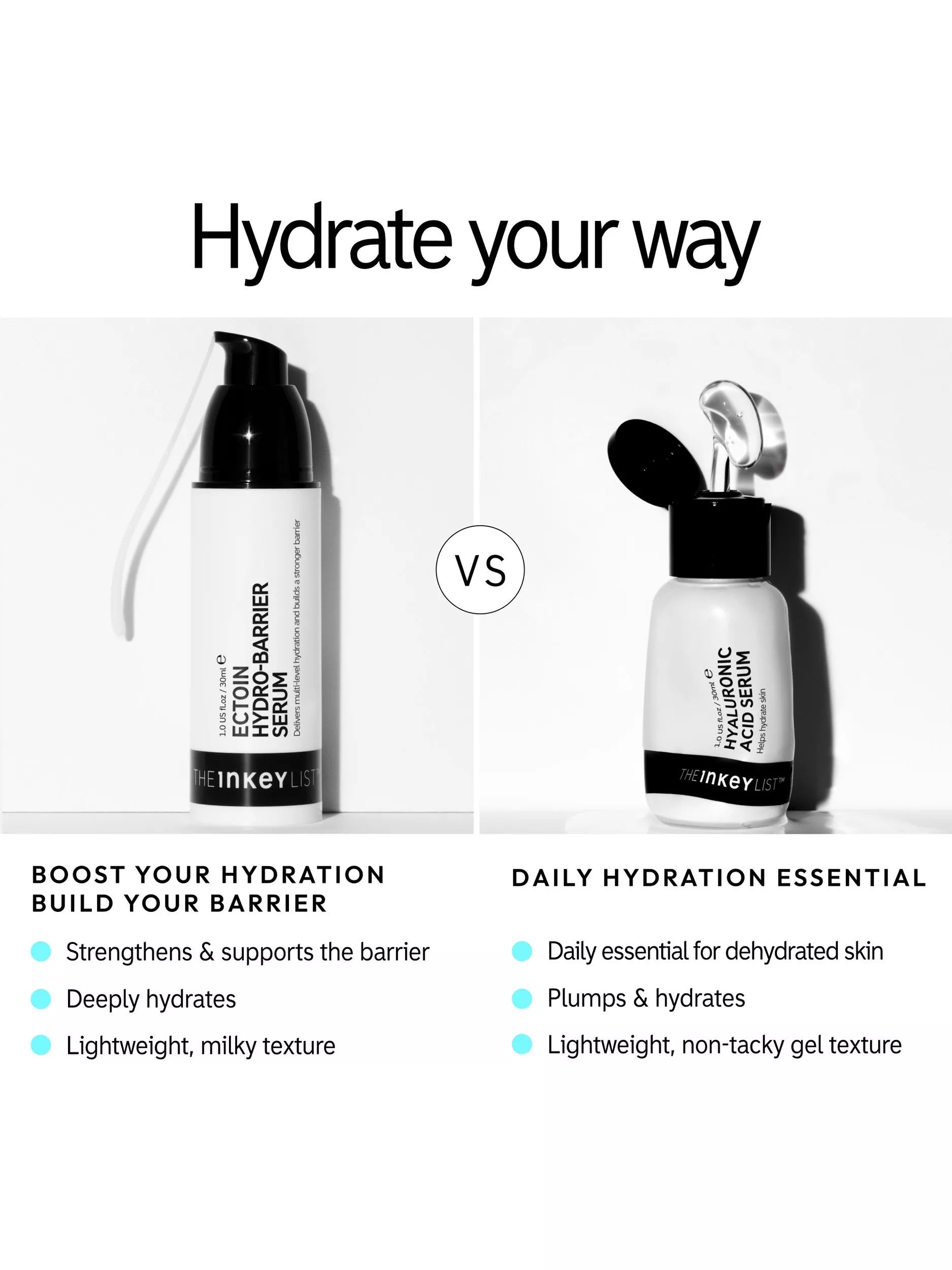 The INKEY List Ectoin Hydro-Barrier Serum 30ml - British product