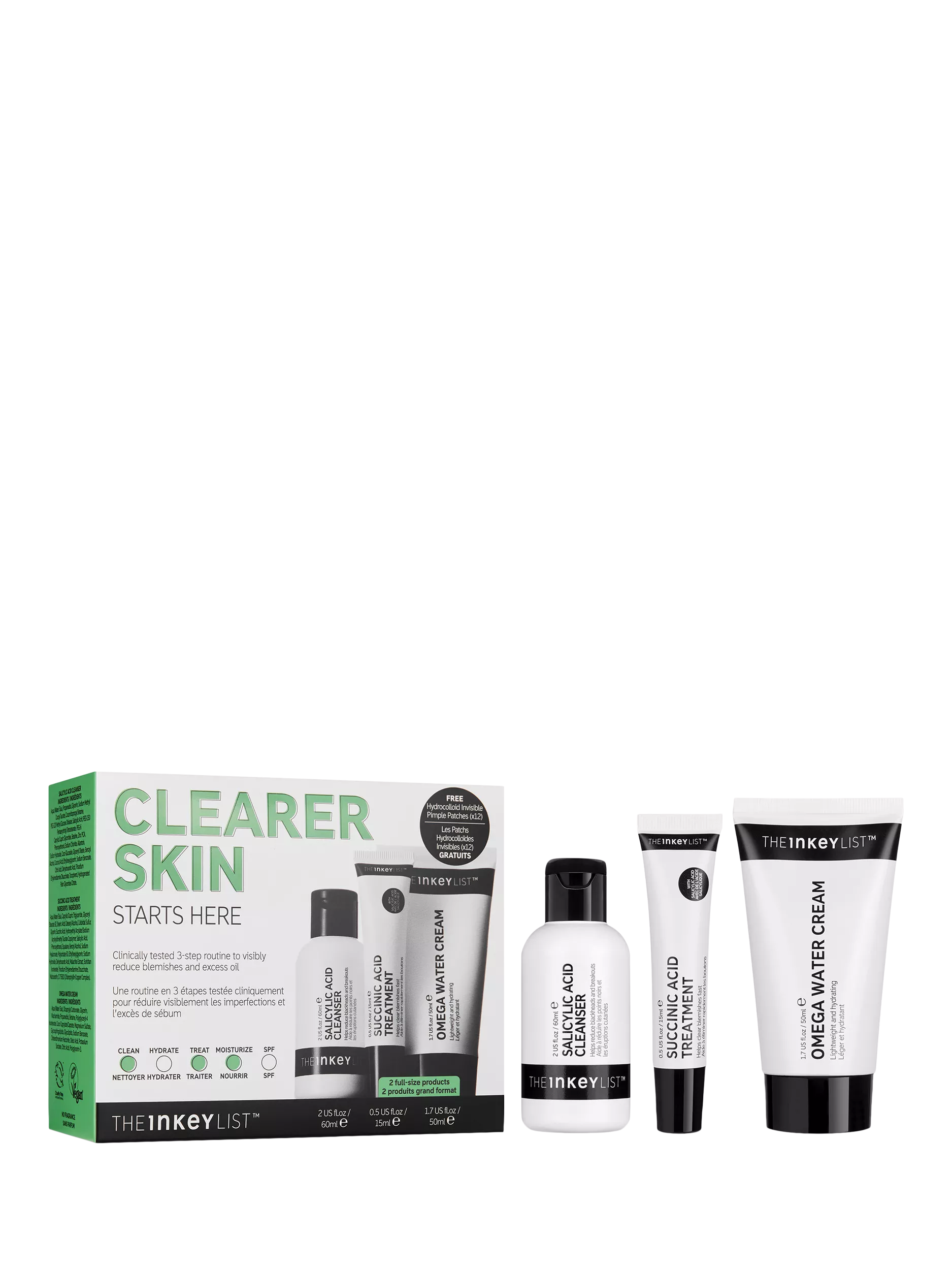 INKEY List Clearer Skin skincare gift set (British brand)