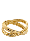 Monica Vinader Heirloom Crossover Stapelring Gold
