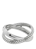 Monica Vinader Heirloom Crossover Ring Silver