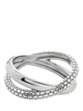 Monica Vinader Heirloom Crossover Ring Silver