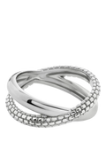 Monica Vinader Heirloom Crossover Ring Silver