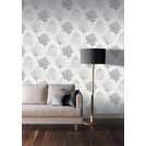 Monochrome glitter wallpaper roll 53cm x 1005m - British product