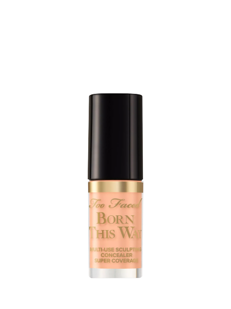 Too Faced Born This Way Super Coverage Multi-Use Sculpting Concealer Travel Size, Golden Beige