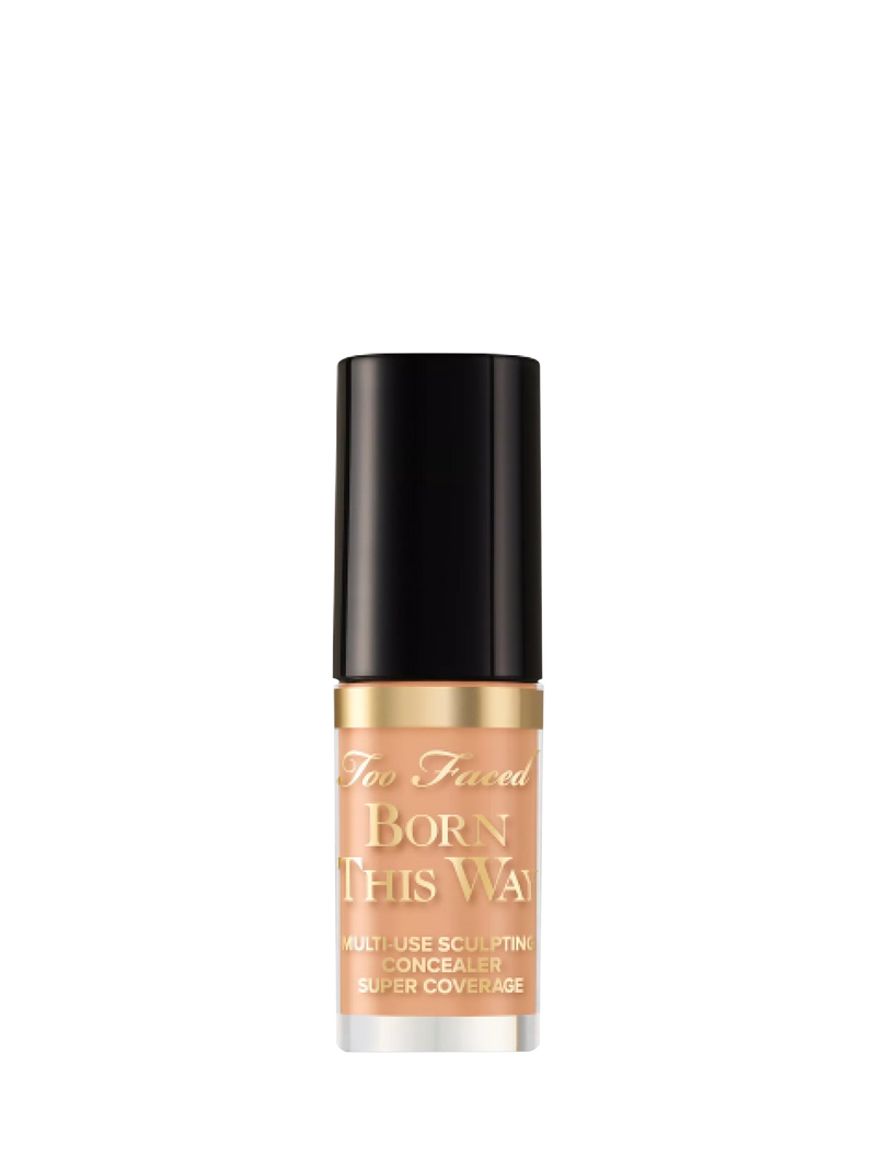 Too Faced Born This Way Super Coverage Multi-Use Sculpting Concealer Travel Size, Light Beige