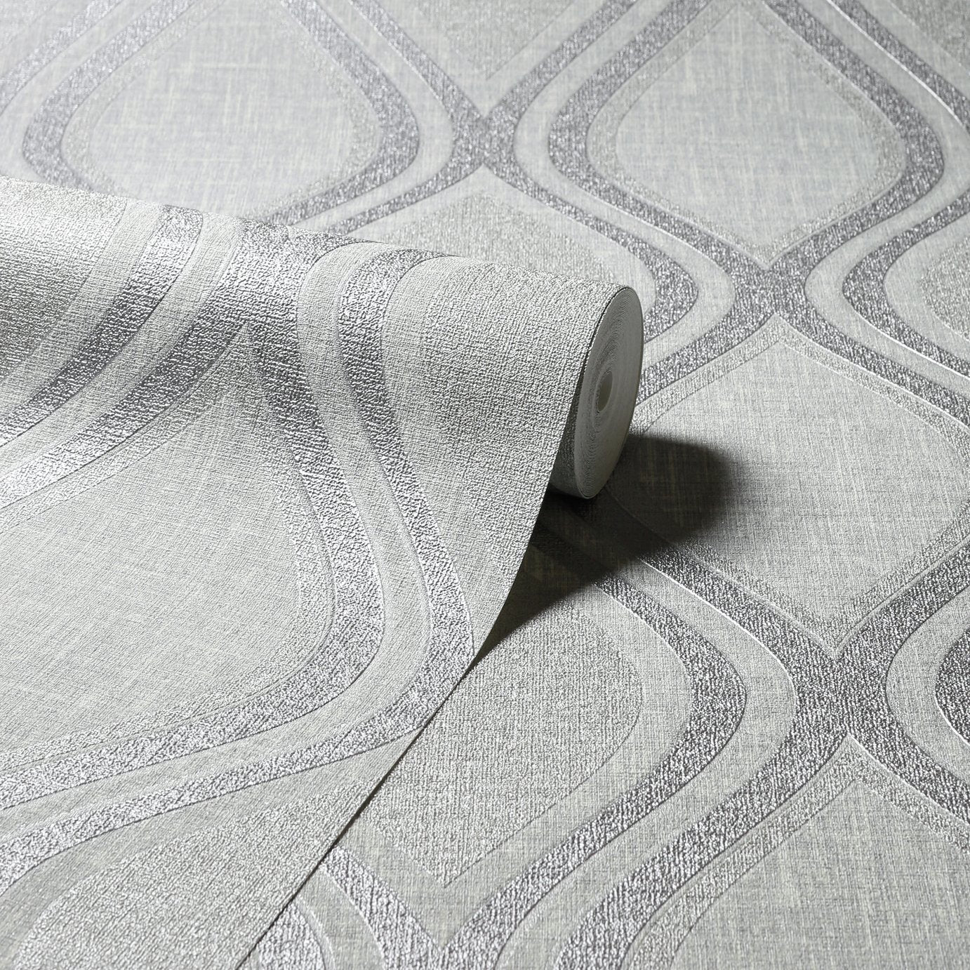 Arthouse Curve Grey wallpaper 53cm x 10.05m - British product