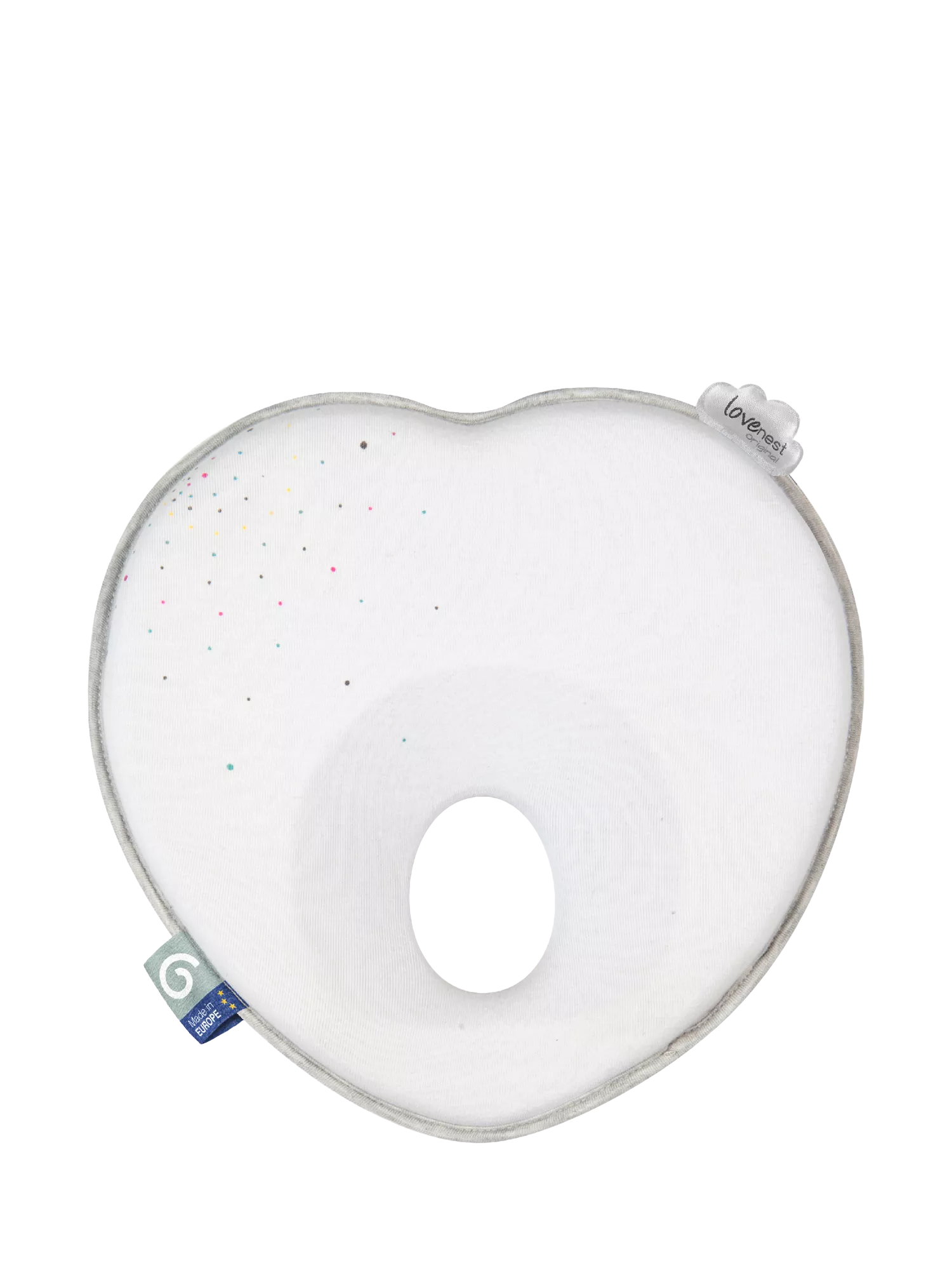 Babymoov Lovenest anti flat head support pillow white, UK version