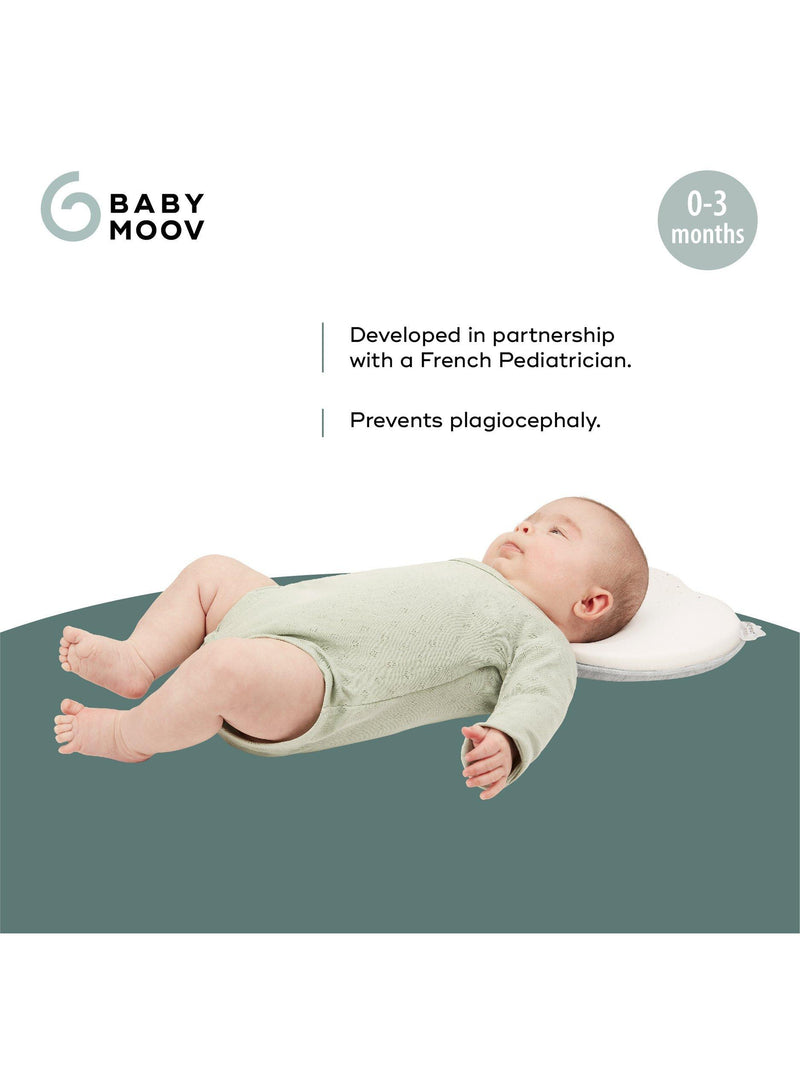 Babymoov Lovenest anti flat head support pillow white, UK version