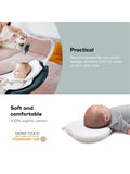 Babymoov Lovenest anti flat head support pillow white, UK version