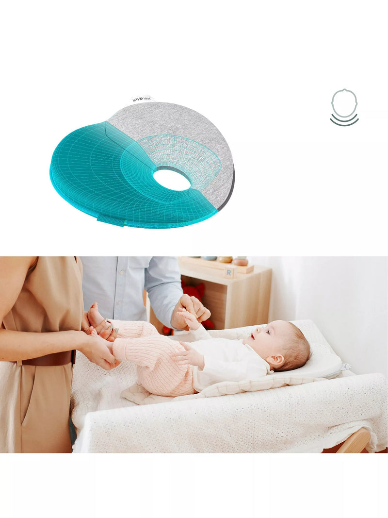 Babymoov Lovenest anti flat head support pillow white, UK version