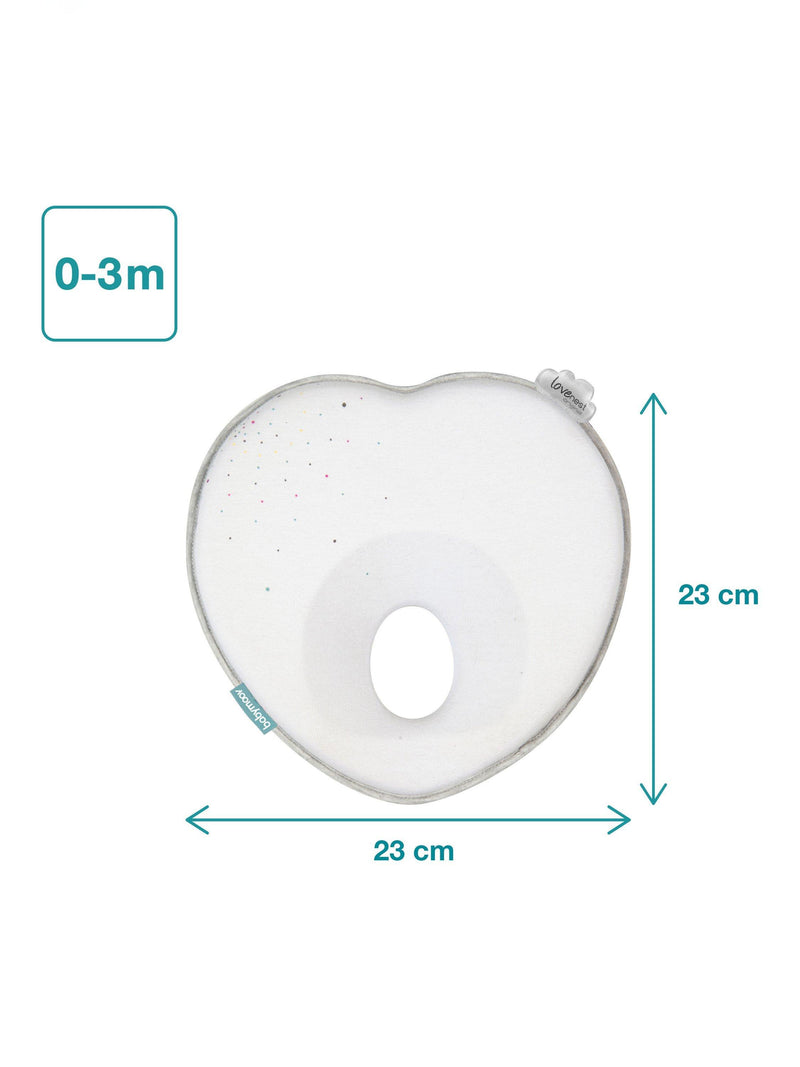 Babymoov Lovenest anti flat head support pillow white, UK version