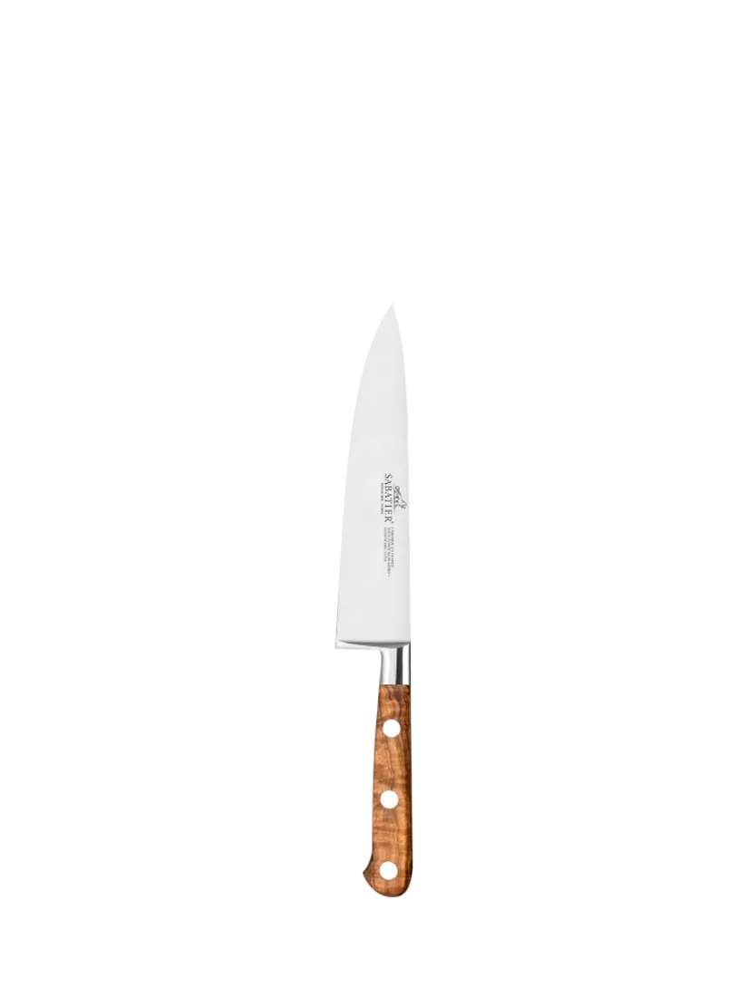 Sabatier chef's knife olive wood handle 15cm - British product