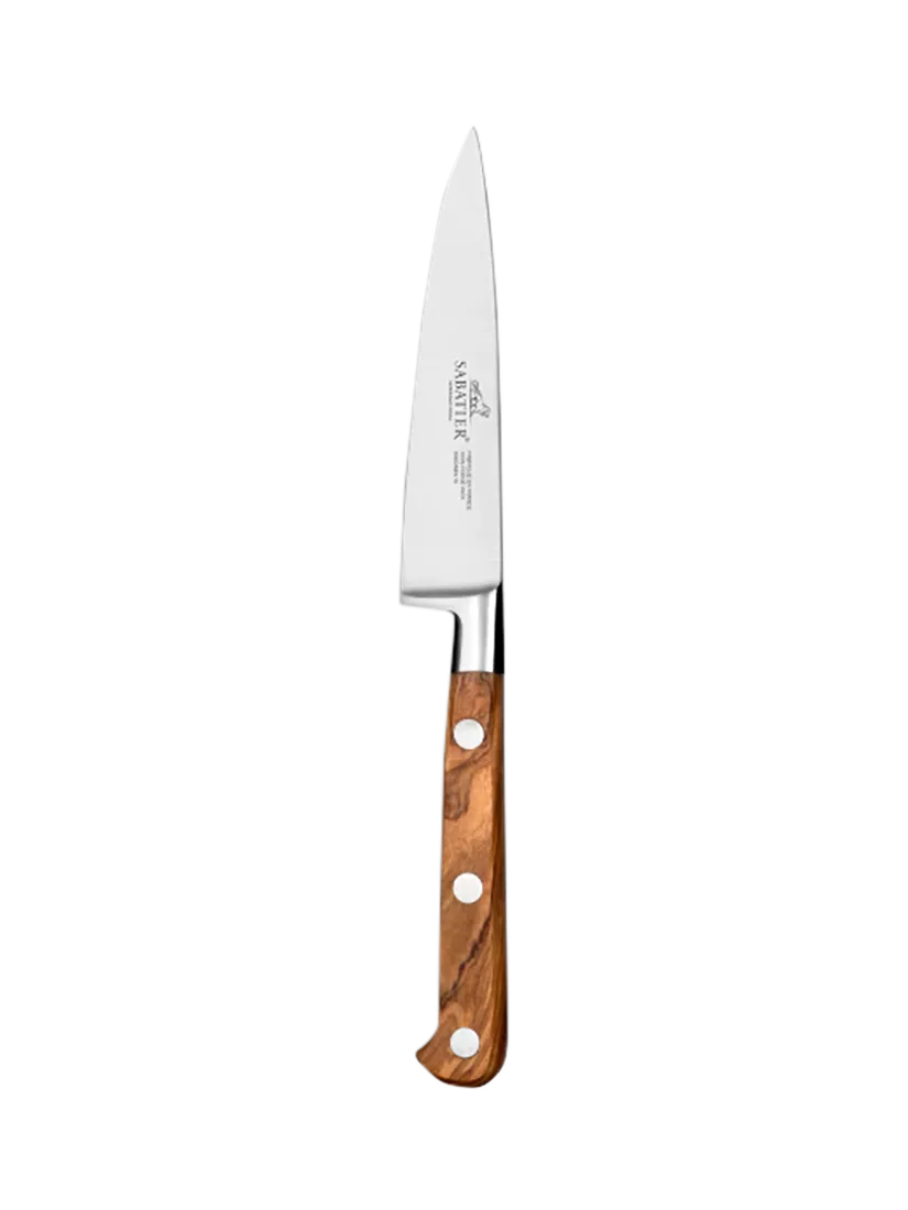 Sabatier paring knife olive wood handle 10cm (British brand)