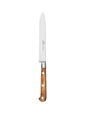 SABATIER serrated olive wood handle utility knife 12cm, UK version