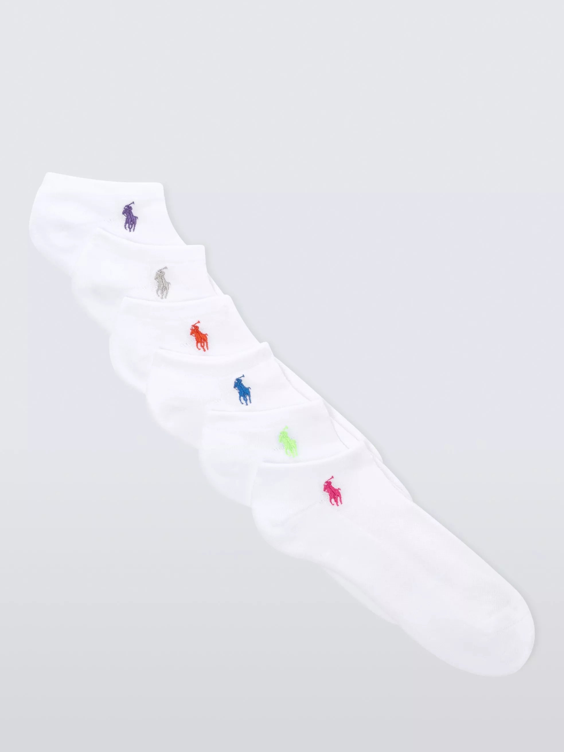 Ralph Lauren Low Cut Ankle Socks, Pack of 6