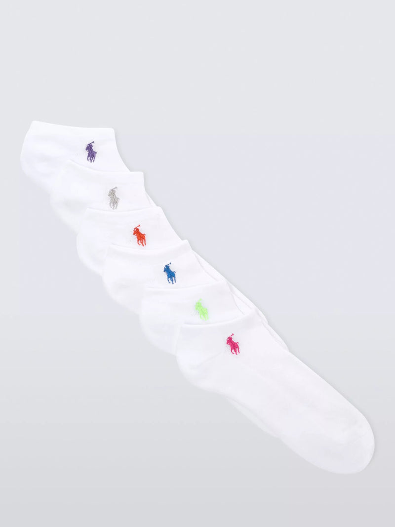 Ralph Lauren Low Cut Ankle Socks, Pack of 6